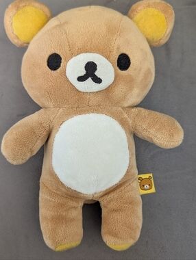 Authentic San-X Rilakkuma Plush Bear w/ Zipper Back Pocket